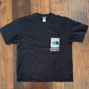 Supreme x The North Face Black Pocket Tee
